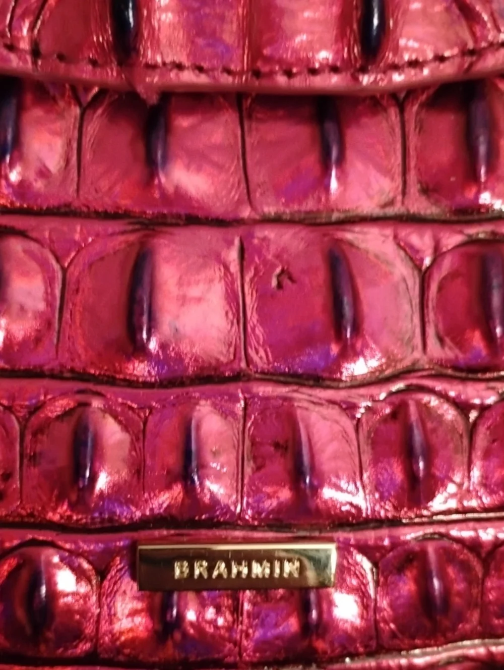 Brahmin Voltage Violet Crossbody Bag
